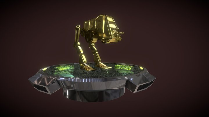 AT-TP Dorado Vehículo Terrestre Star Wars 3D Model