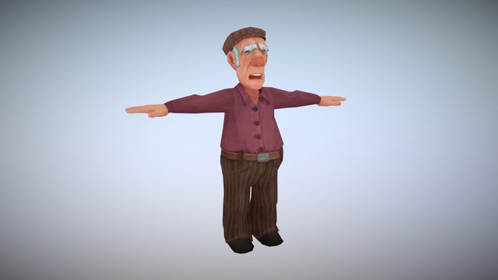 Old Guy 3D Model