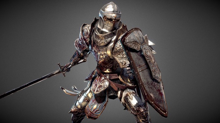 Holy Knight 3D Model