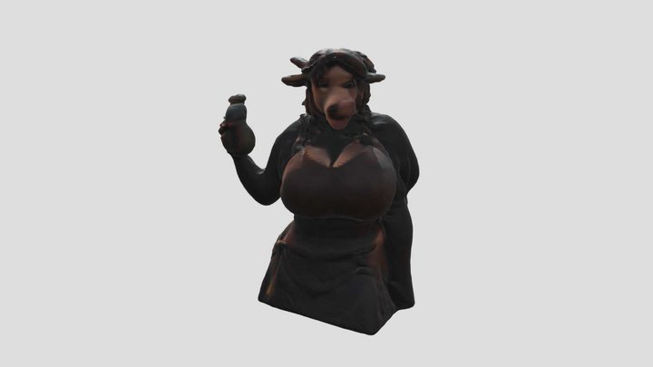 3D Tauren AI generated (local) 3D Model