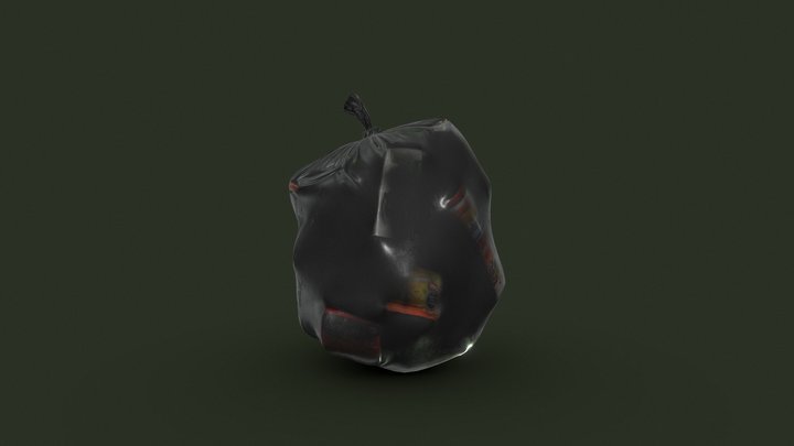 Trash Bag 3D Model