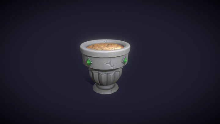 Stylized Vase 3D Model