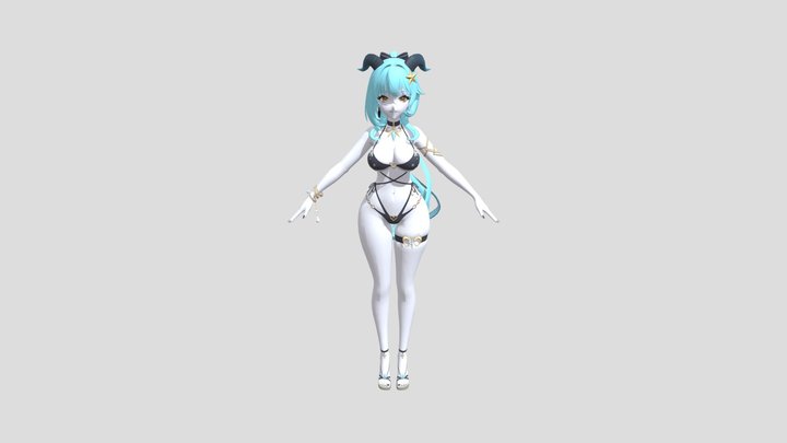 Dahlia4 Outer plane 3D Model