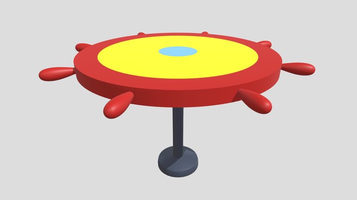 Krusty Krab Table 3D Model
