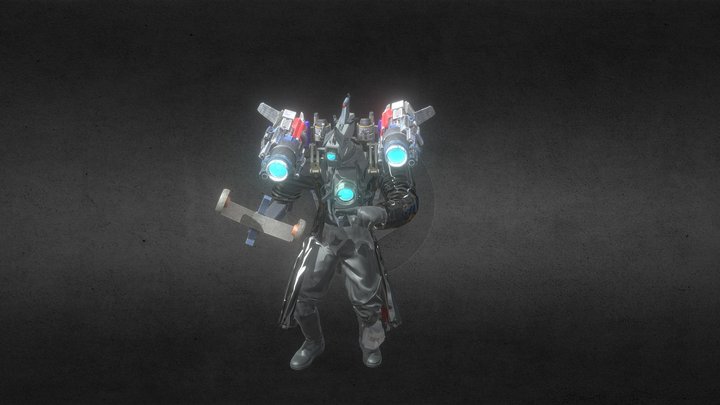 Astro Titan Camera Man Accurate V2 3D Model