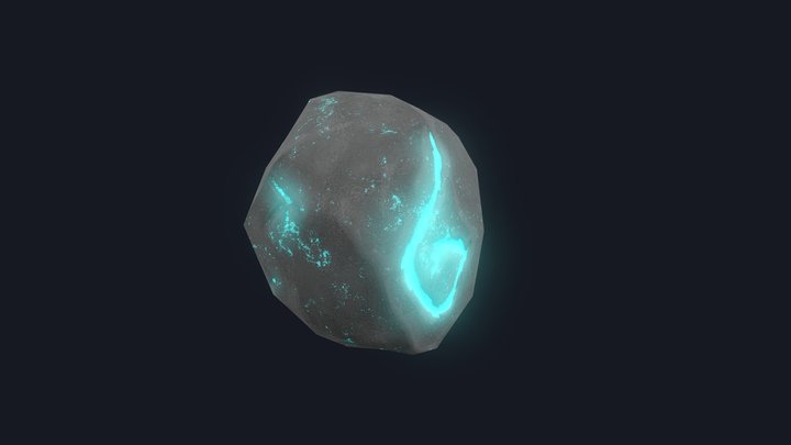 Stylized Rock 3D Model