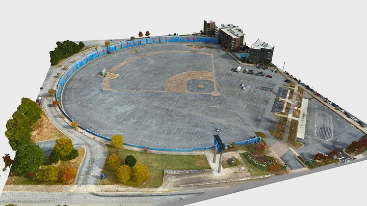 Atlanta-Fulton County Stadium 3D Model