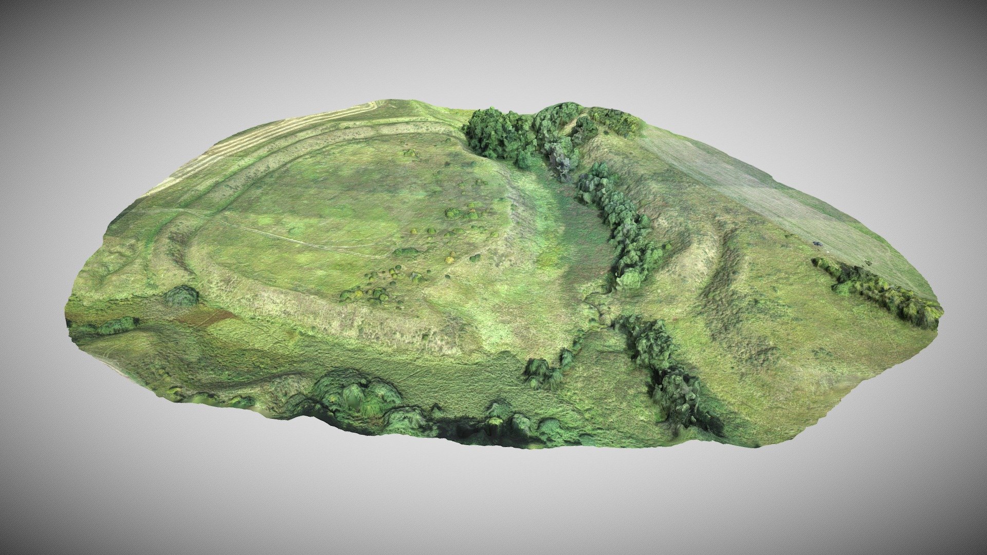 Крещелтанское городище. Закамье РТ. — Sketchfab embed 3D viewer
