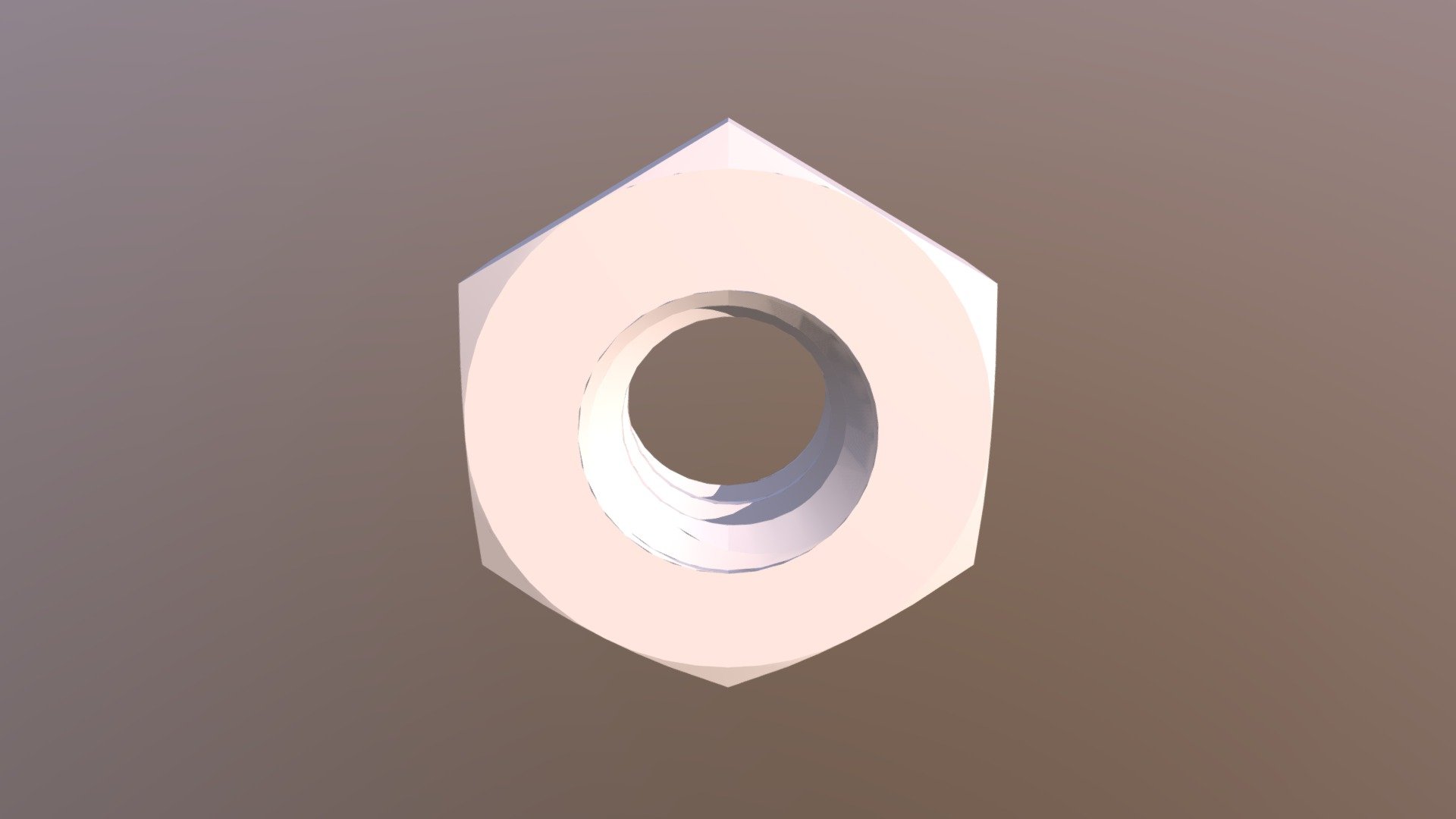 DIN 934 - THIN HEX NUT — Sketchfab embed 3D viewer