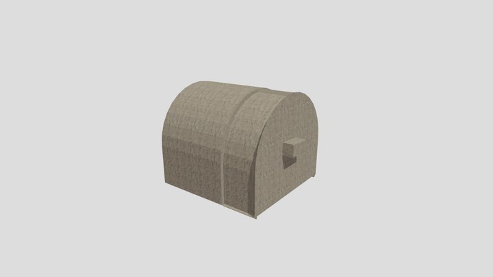 Cubes Room - Paris Catacombes 3D Model