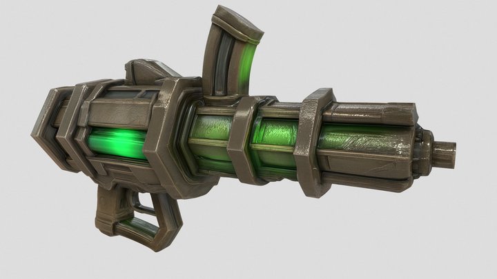 Hybrid-✖-Blaster_'Eš' – Gratis 3D-model STL
