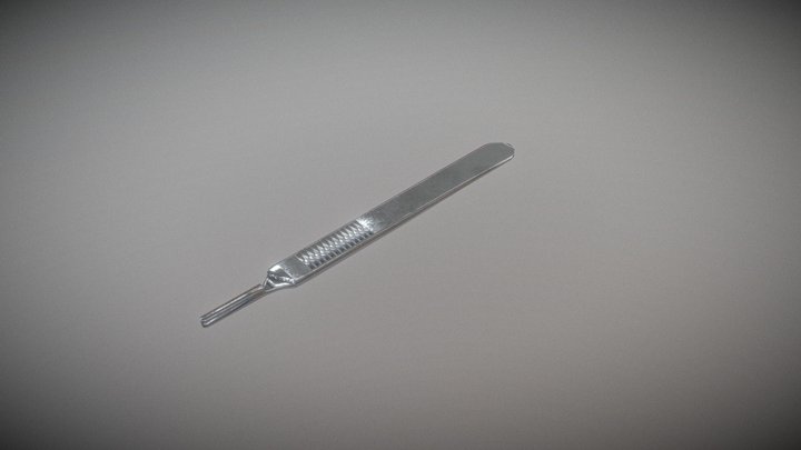 No 3 Knife Handle 3D Model