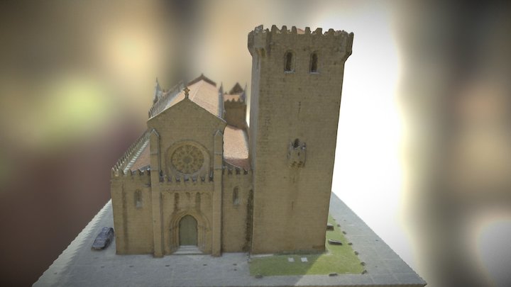 Mosteiro Leça do Balio/Monastery Leça do Balio 3D Model