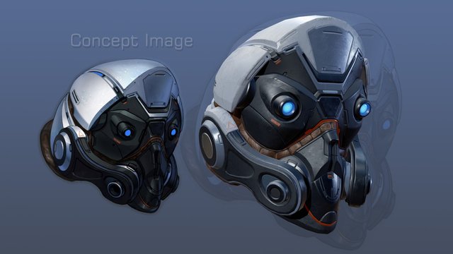 Sci-Fi Helmet 3D Model