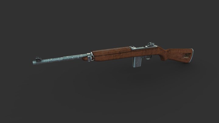M1 Carbine 3D Model
