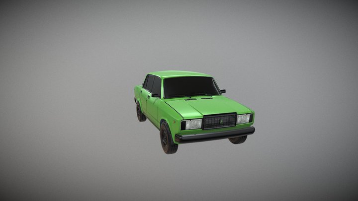 Vaz 2107 3D Model