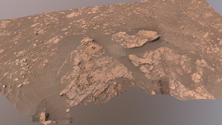 Kilmarie-Aberlady drill holes (Mars) 3D Model