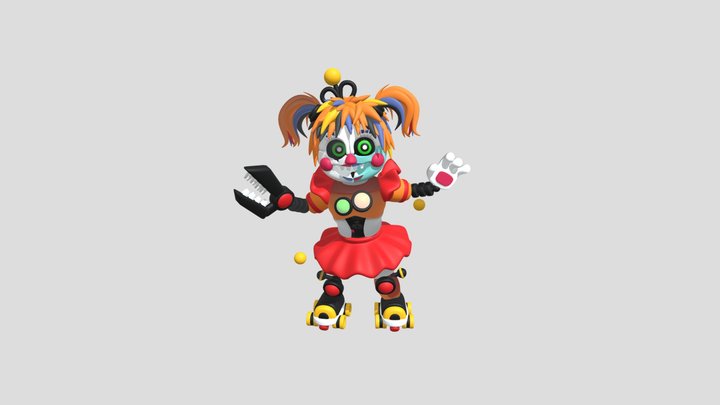 Adventure_ Scrap Baby 3D Model