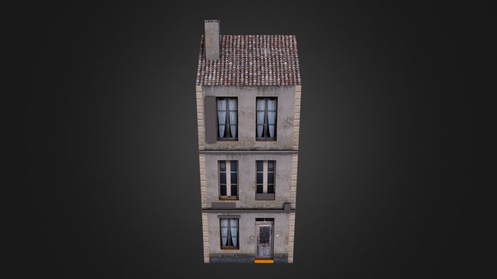 French House upload test 3D Model