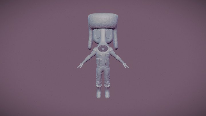 Russian Boy - Figurine 3D Model