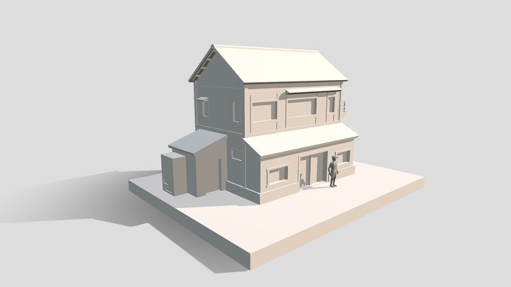 DAE House Model 3D Model