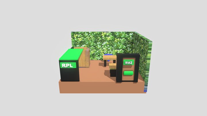 Booth Design 3D Model