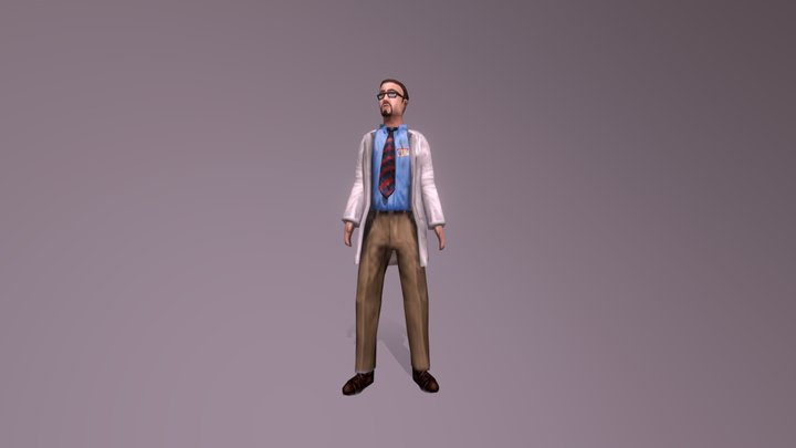 Gordon Freeman (Blue Shift Style) 3D Model