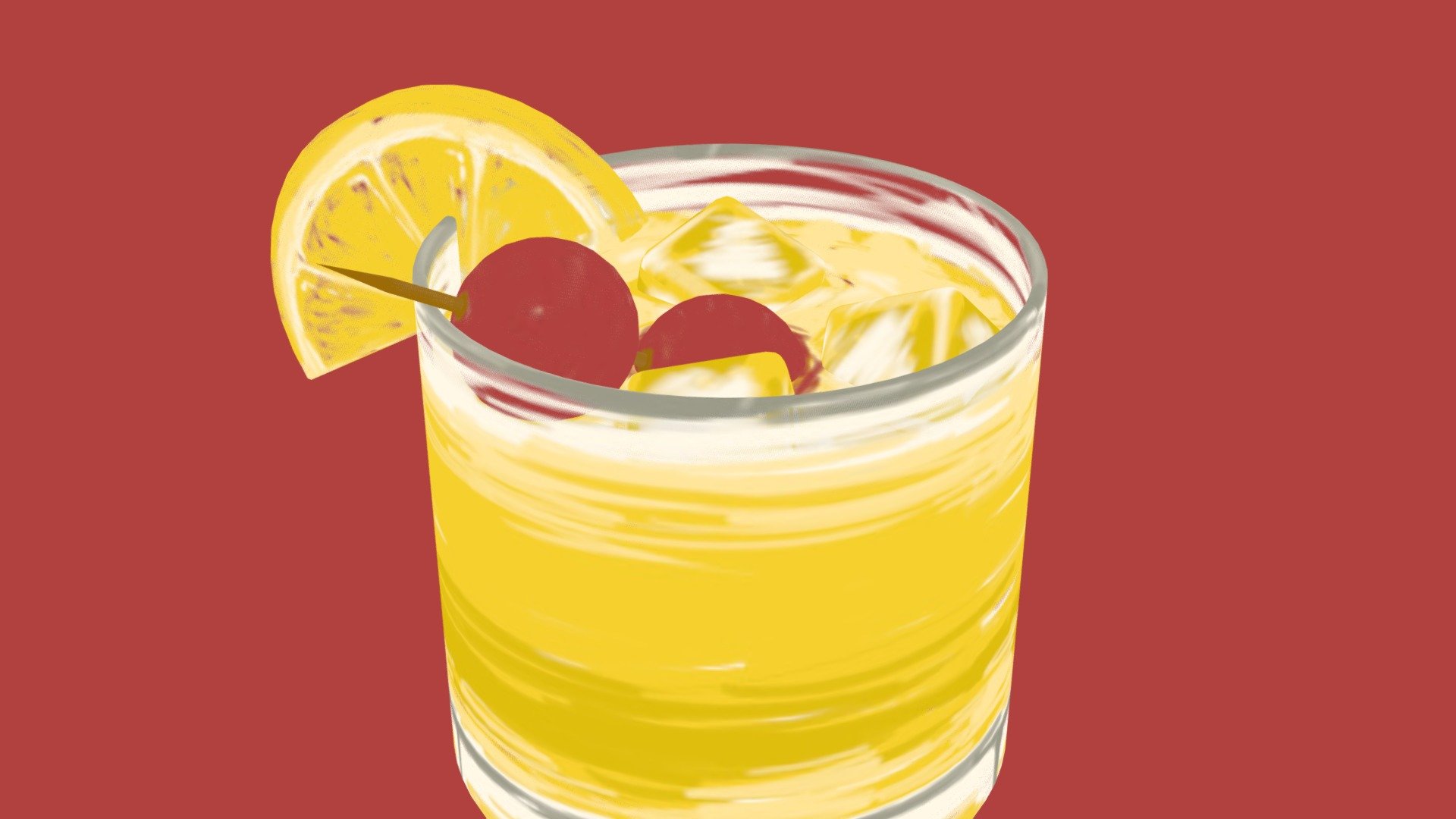 Whiskey Sour - Stylized