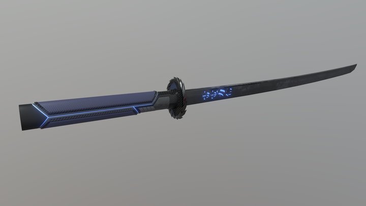 Blade of Raijin 3D Model