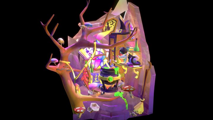 DAECrib - "Witch's Nook" 3D Model