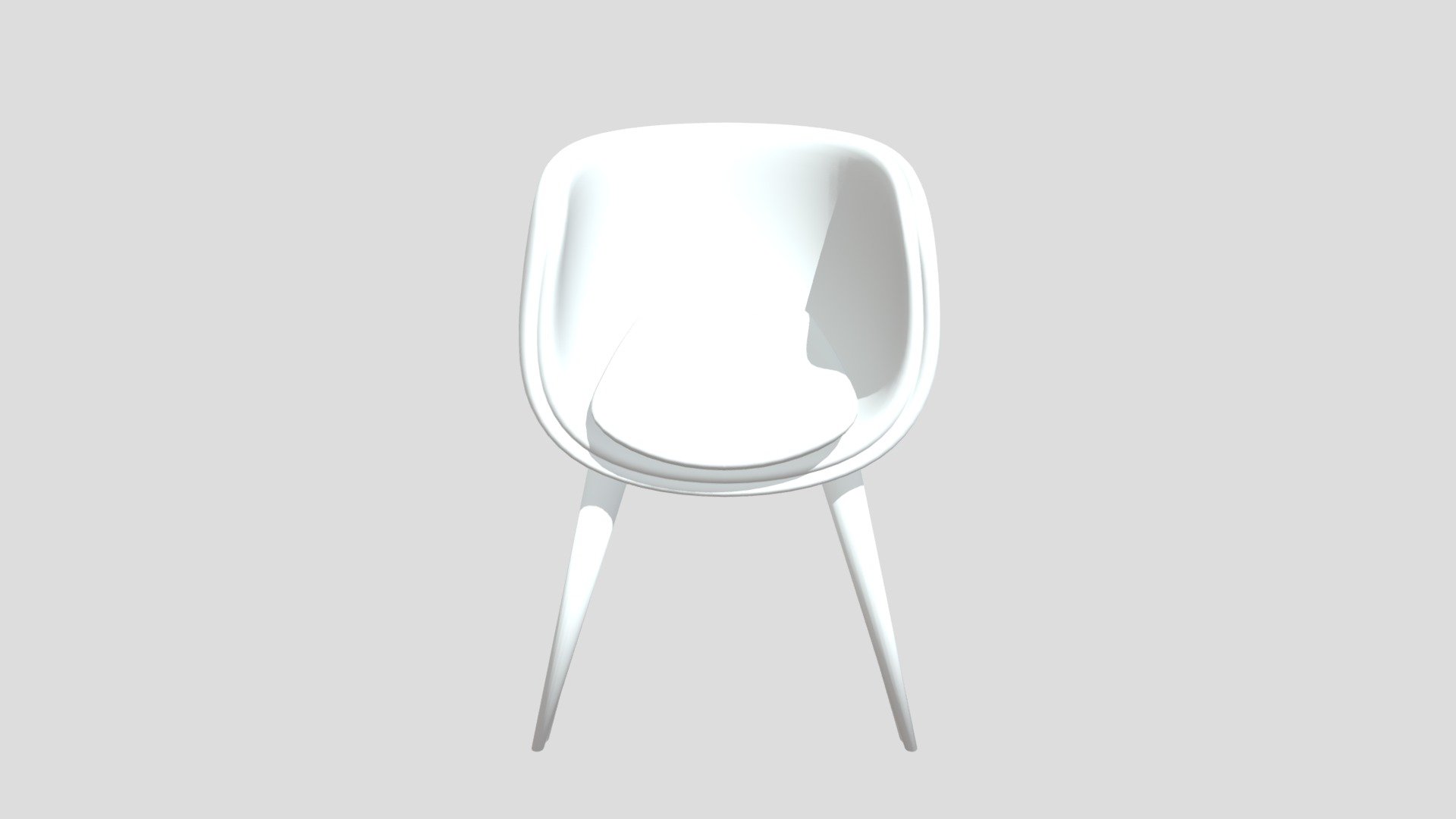 Wonderful Chair without color - Download Free 3D model by MURODBEK ...