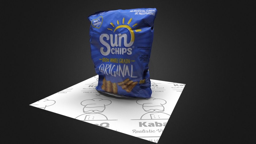Sun Chips 3D Model