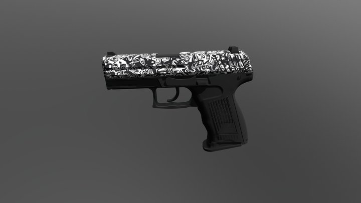 P2000 | Notebook (CSGO Notebook Collection) 3D Model