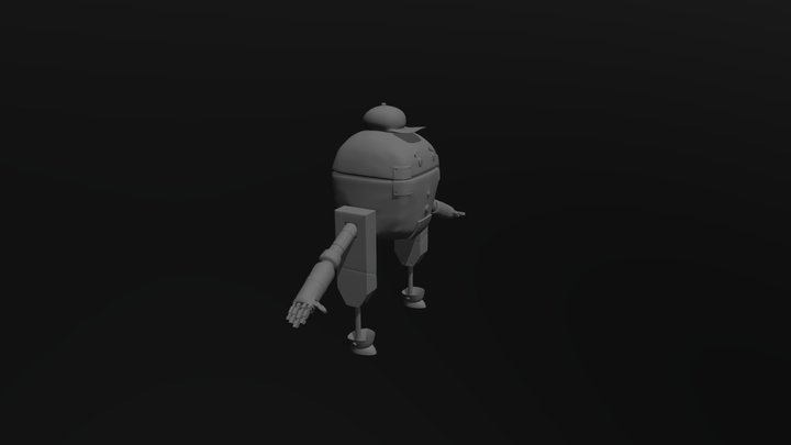 3D Robot 3D Model