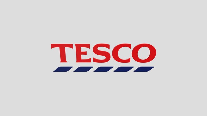Tesco Logo 3D Model