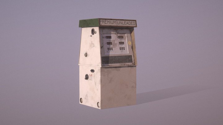 Gas Pump 3D Model