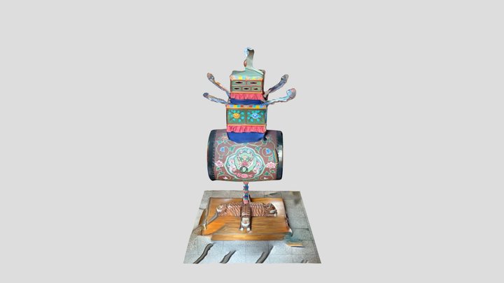 국악원 건고 000374 임시 형상 확인용 3D Model