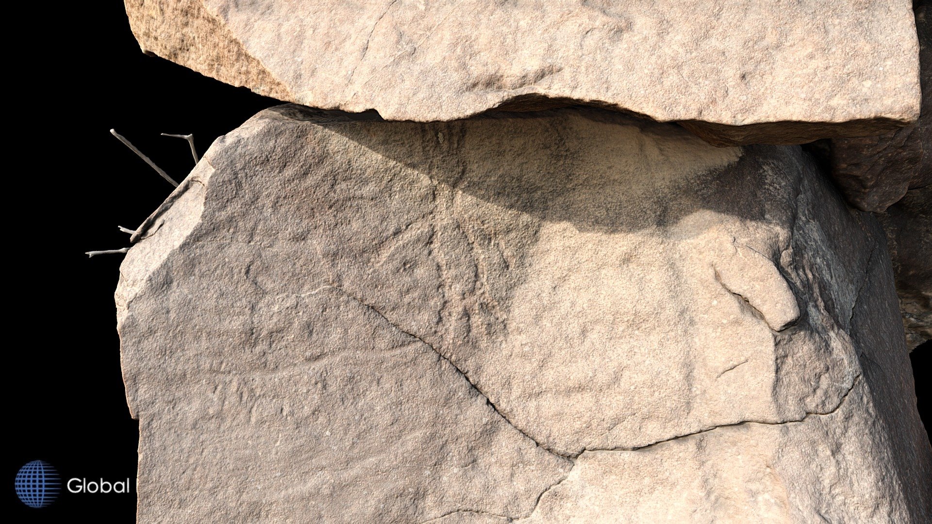 Petroglyph C6 Khatm Al Melaha, Kalba, Sharjah