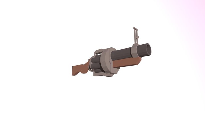 TF2 -Grenade Launcher 3D Model