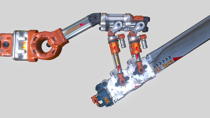 Pnuematic Sword 3D Model
