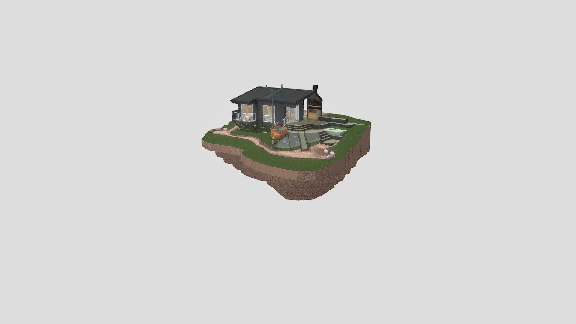 CABAÑA LIA — Sketchfab embed 3D viewer