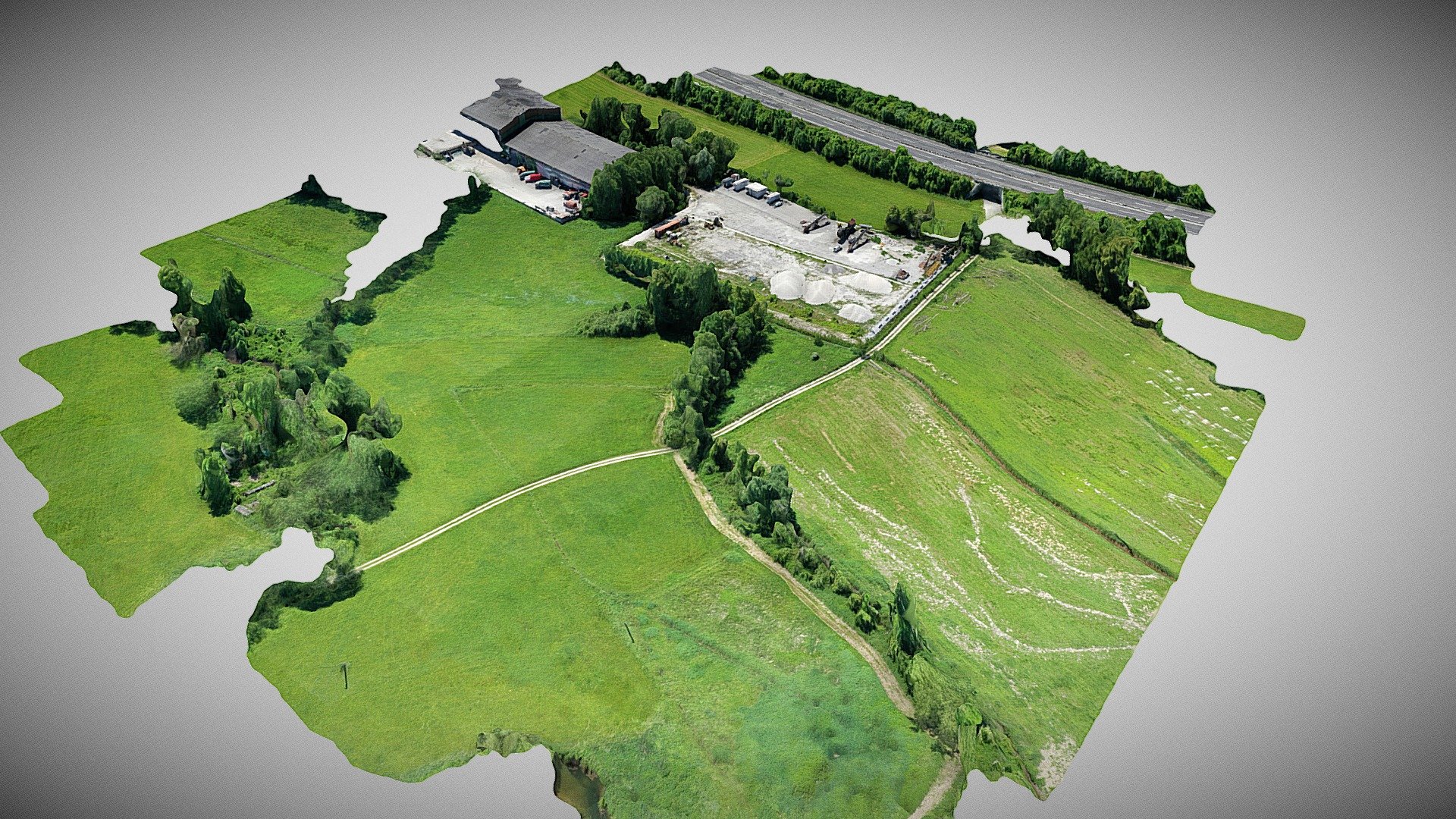 Drone Scan: Storage Yard