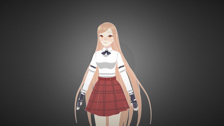 Free 3d anime character 3D Model