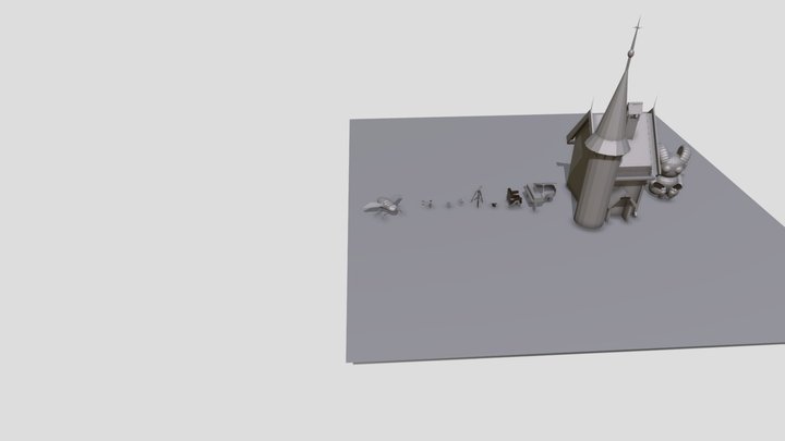 HW (xyz school) Bloсking 3D Model