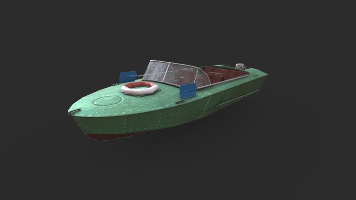 Boat Progress 2 3D Model