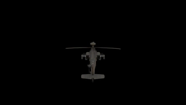 Ah-64d Apache Longbow-model 3D Model