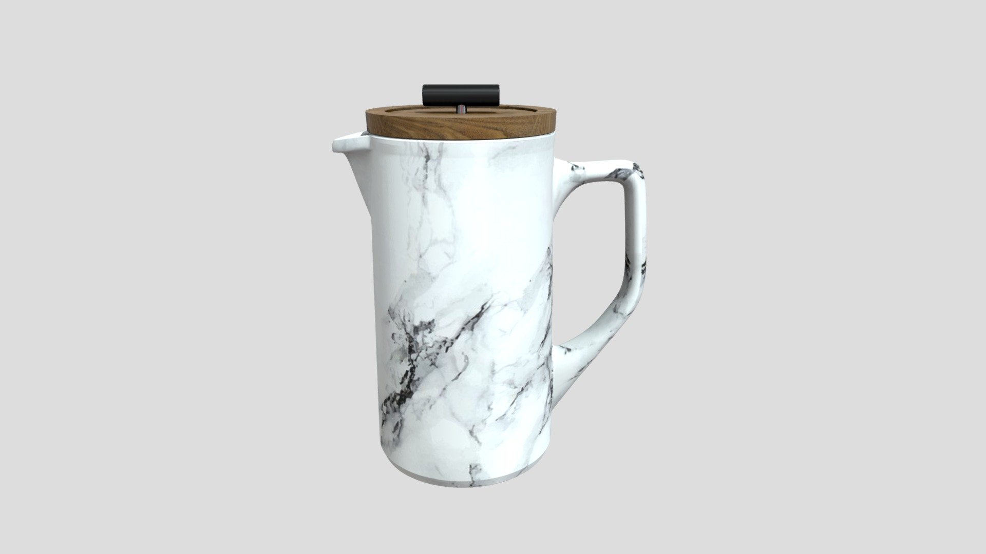 Ceramic French Press CPA600-02B — Sketchfab embed 3D viewer