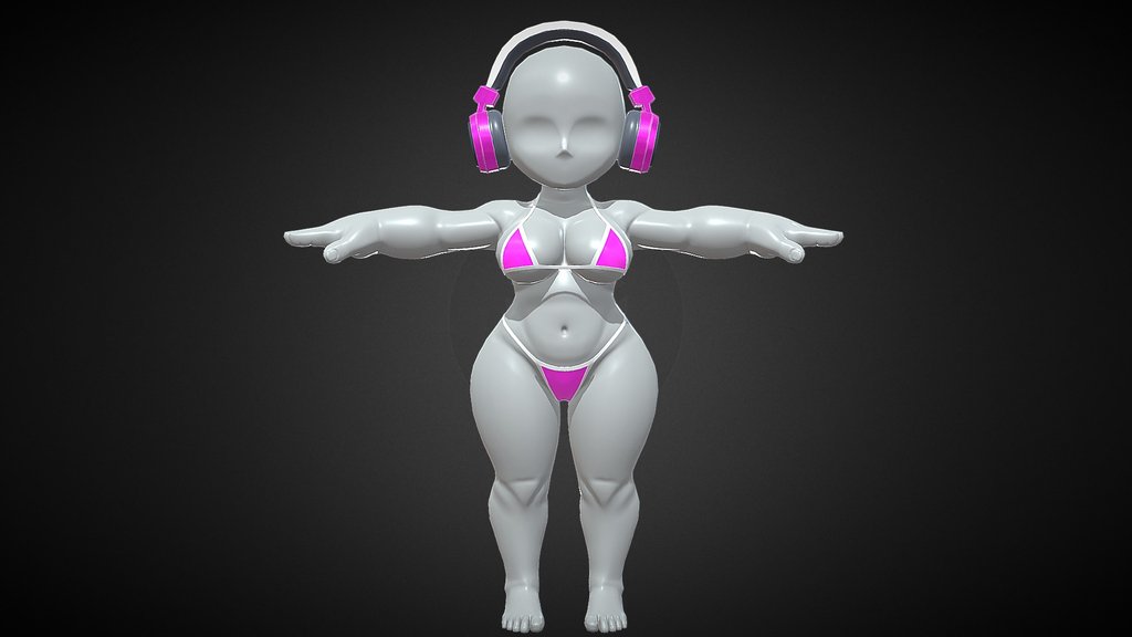 Base female body t-pose