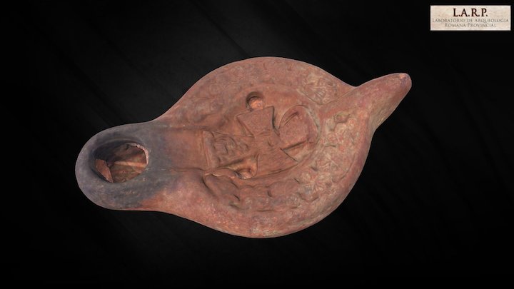 Lucerna norte-africana paleocristã (III-V d.C.) 3D Model