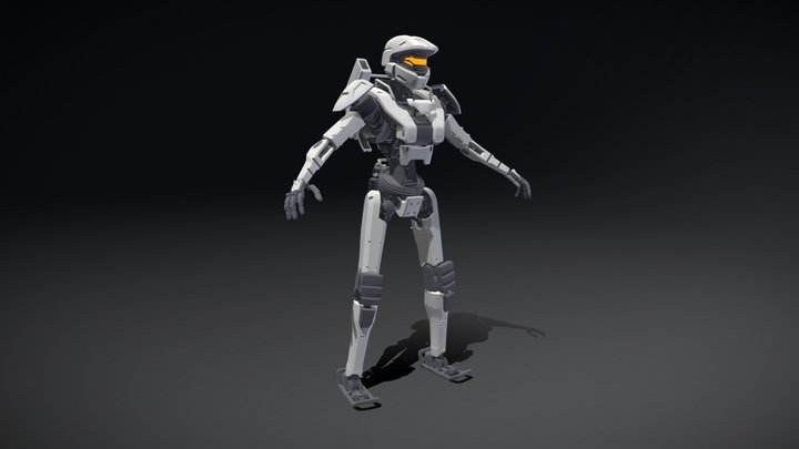Cyber Shell Concept (Free) 3D Model